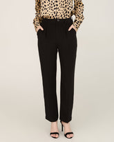 Pantalon Droit Sculpté en Soie 40 Momme